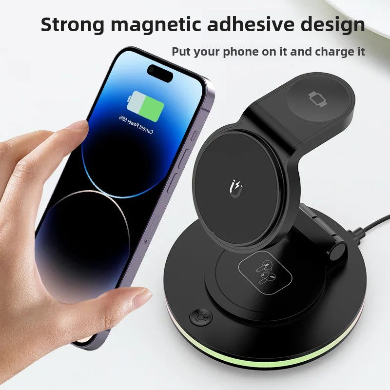 Magnetic Folding Wireless Charging Bracket β Fast, Convenient & Hands-Free Power Anytime