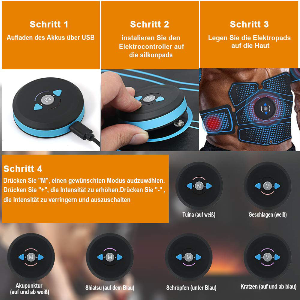 Smart EMS Ab Trainer β Sculpt & Strengthen Your Core Anytime, Anywhere