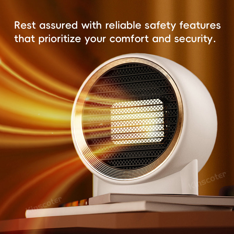 Desktop Mini Fan Heater – Cozy, Compact & Energy-Saving Warmth for Winter Comfort