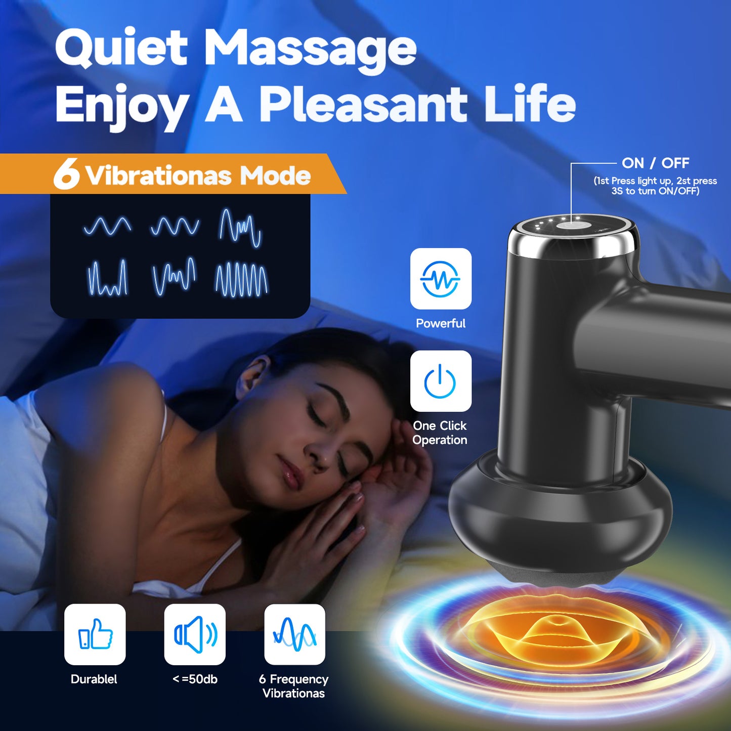 Handheld Massager β Powerful, Portable Relief for Neck, Back & Body Tension