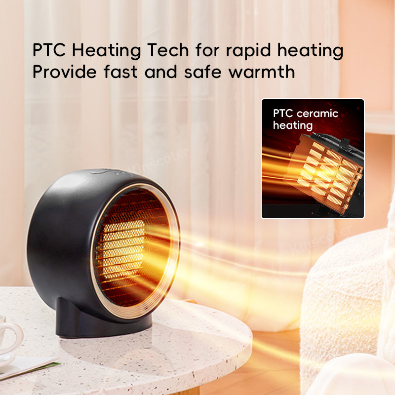 Desktop Mini Fan Heater – Cozy, Compact & Energy-Saving Warmth for Winter Comfort
