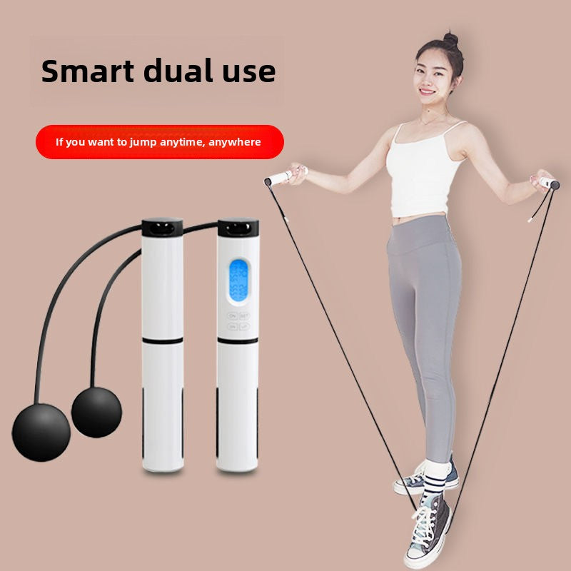 Cordless Smart Skipping Rope β Tangle-Free Indoor Fitness with Digital Counter