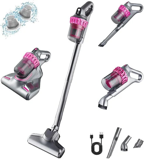 4-in-1 Cordless Vacuum Cleaner – Powerful, Lightweight & Multi-Surface Cleaning Made Easy