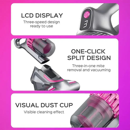 4-in-1 Cordless Vacuum Cleaner – Powerful, Lightweight & Multi-Surface Cleaning Made Easy