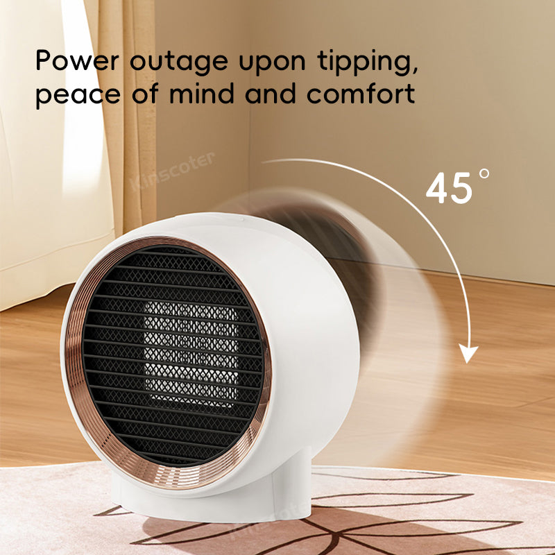 Desktop Mini Fan Heater – Cozy, Compact & Energy-Saving Warmth for Winter Comfort