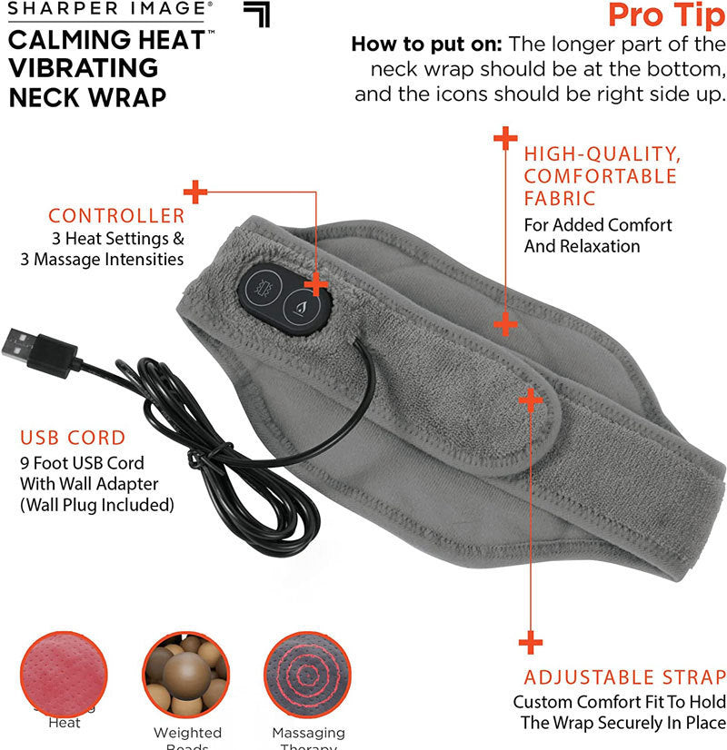 Heated Neck Wrap Massager β Instant Relief for Neck & Shoulder Tension