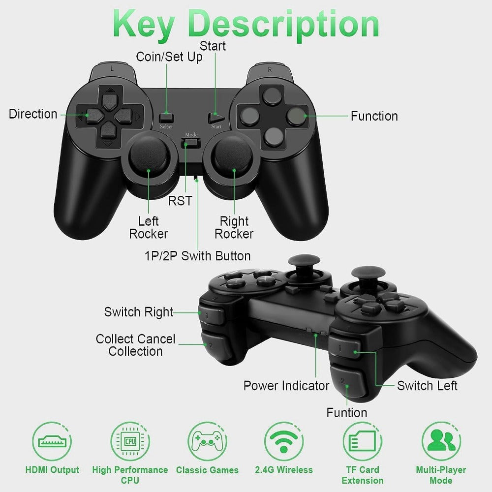 Pro Wireless Gamepad Controller โ Smooth, Lag-Free Gaming for Console, PC & Mobile
