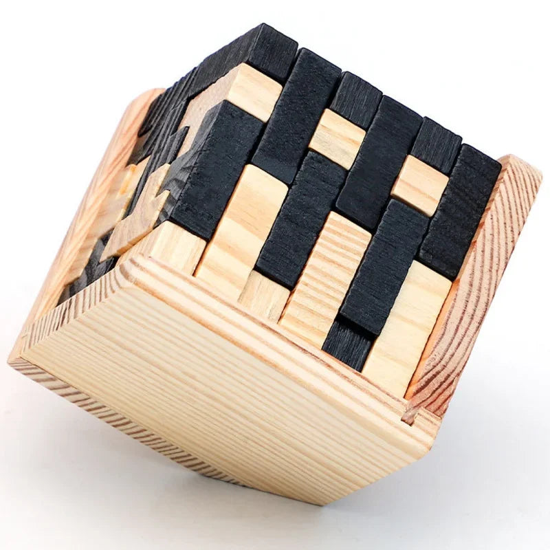 3D Wooden Luban Puzzle – Brain-Teasing Fun & Smart Learning for All Ages