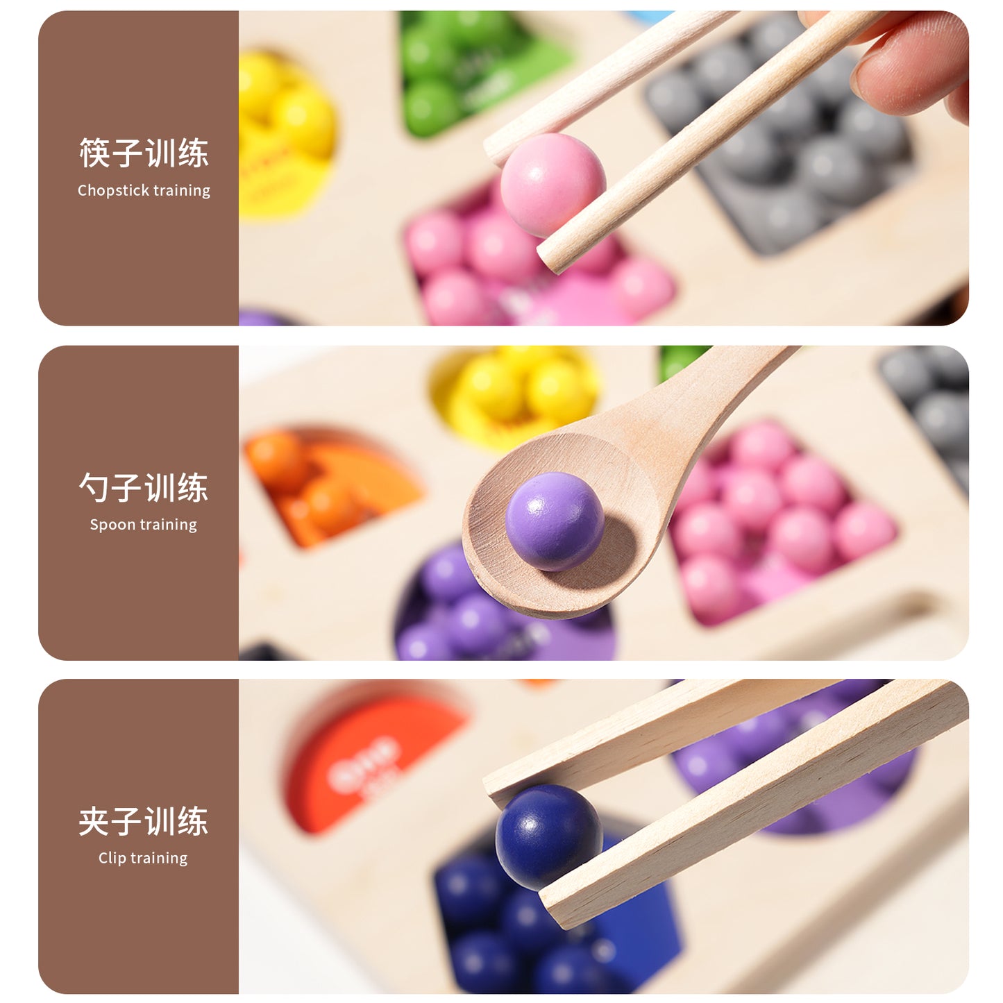 Rainbow Wooden Stacking Toy β Montessori Learning & Creative Play