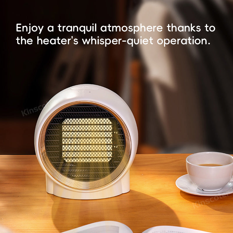 Desktop Mini Fan Heater – Cozy, Compact & Energy-Saving Warmth for Winter Comfort