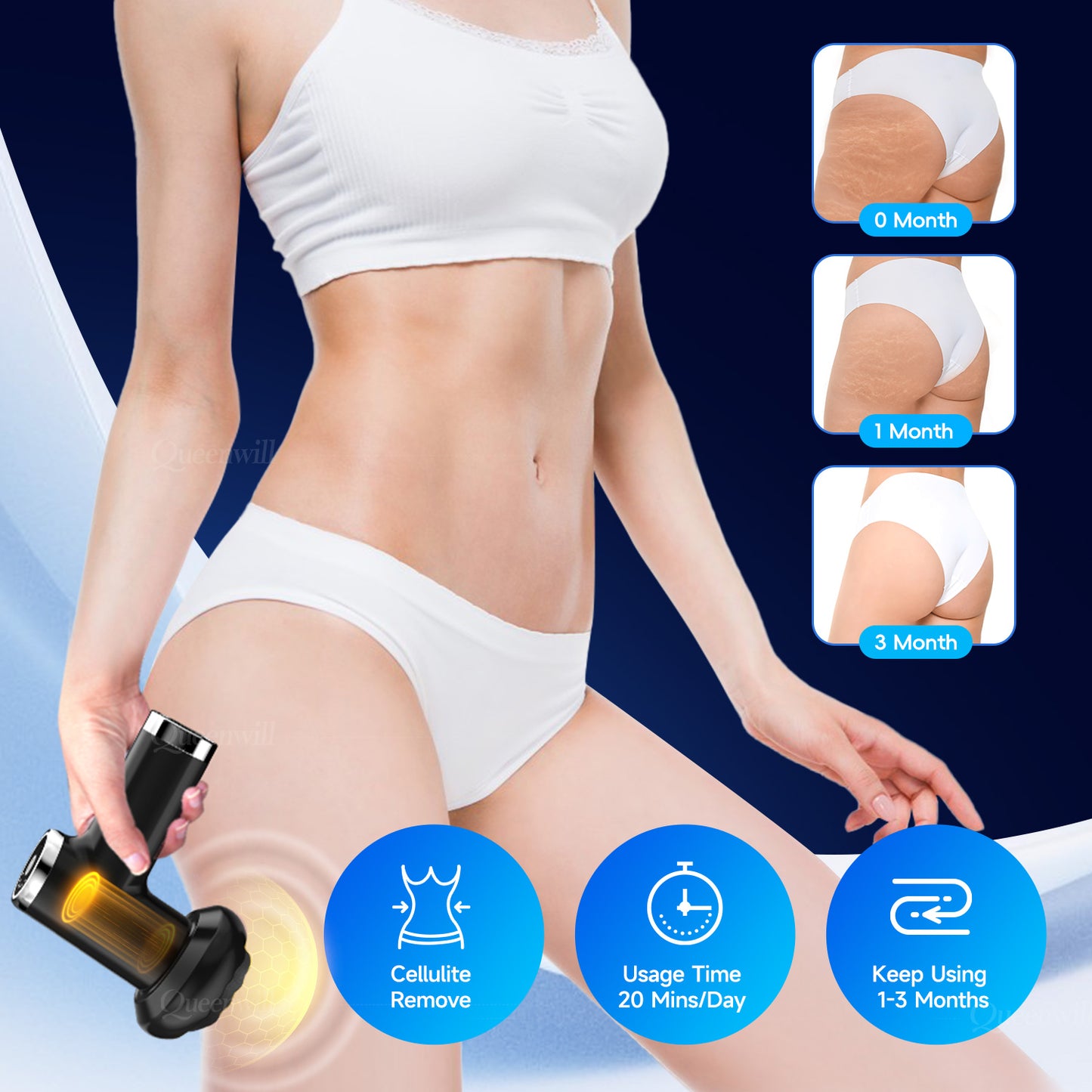 Handheld Massager β Powerful, Portable Relief for Neck, Back & Body Tension