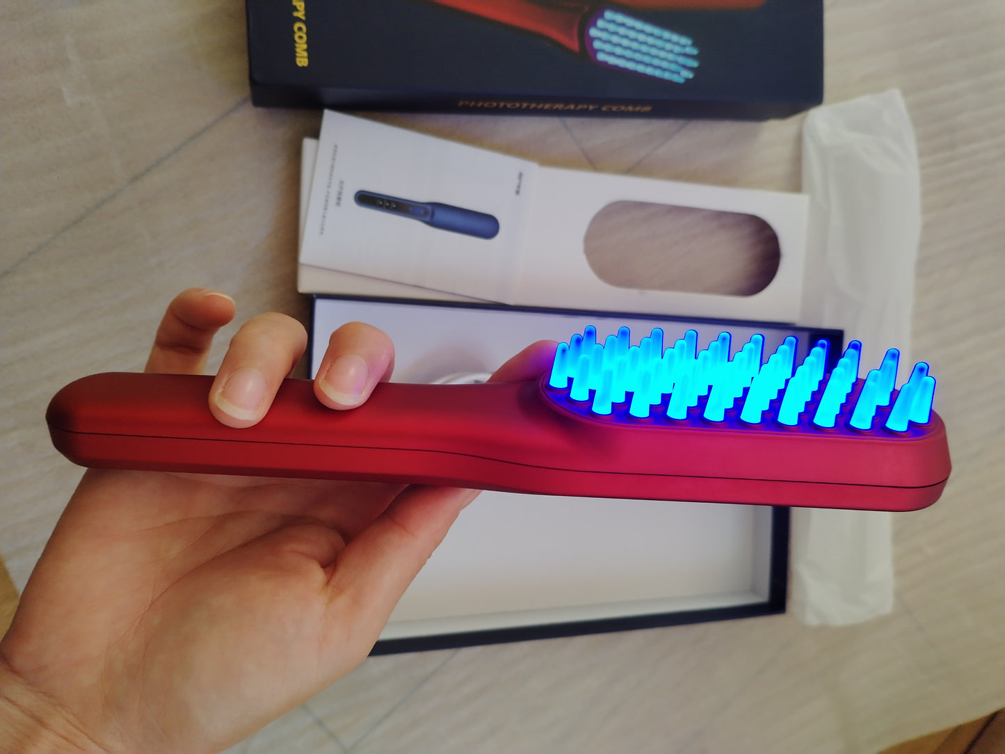 Infrared Hair Growth Comb β Stimulate Roots, Relax Scalp & Regain Hair Naturally