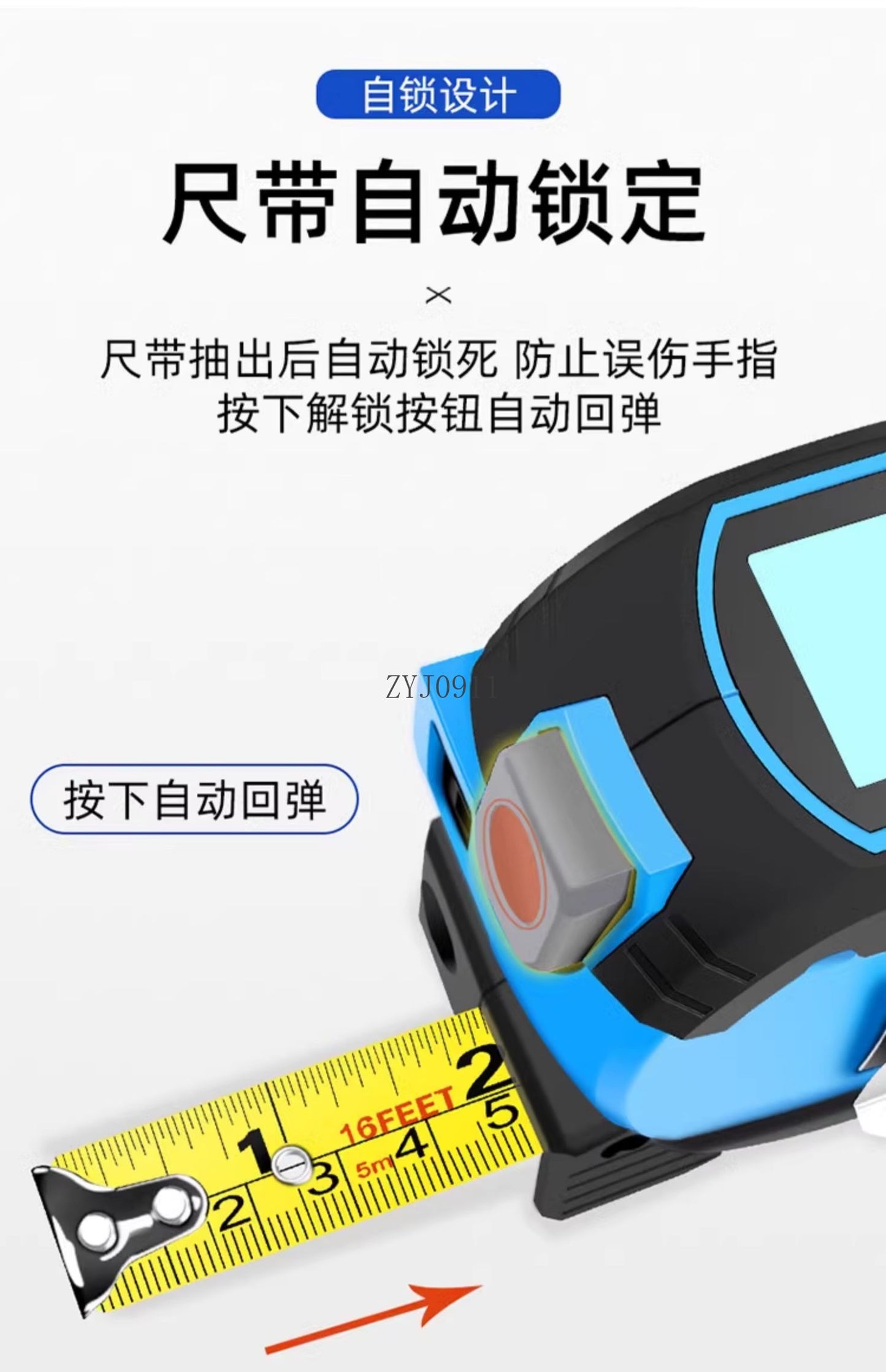 3-in-1 Laser Tape Measure β High-Precision Rangefinder, Ruler & Distance Meter for Smart Measurements