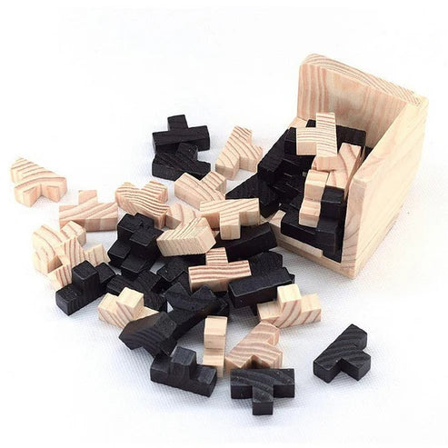 3D Wooden Luban Puzzle – Brain-Teasing Fun & Smart Learning for All Ages