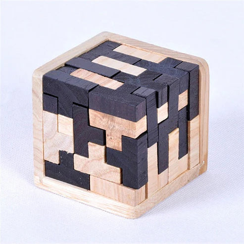 3D Wooden Luban Puzzle – Brain-Teasing Fun & Smart Learning for All Ages