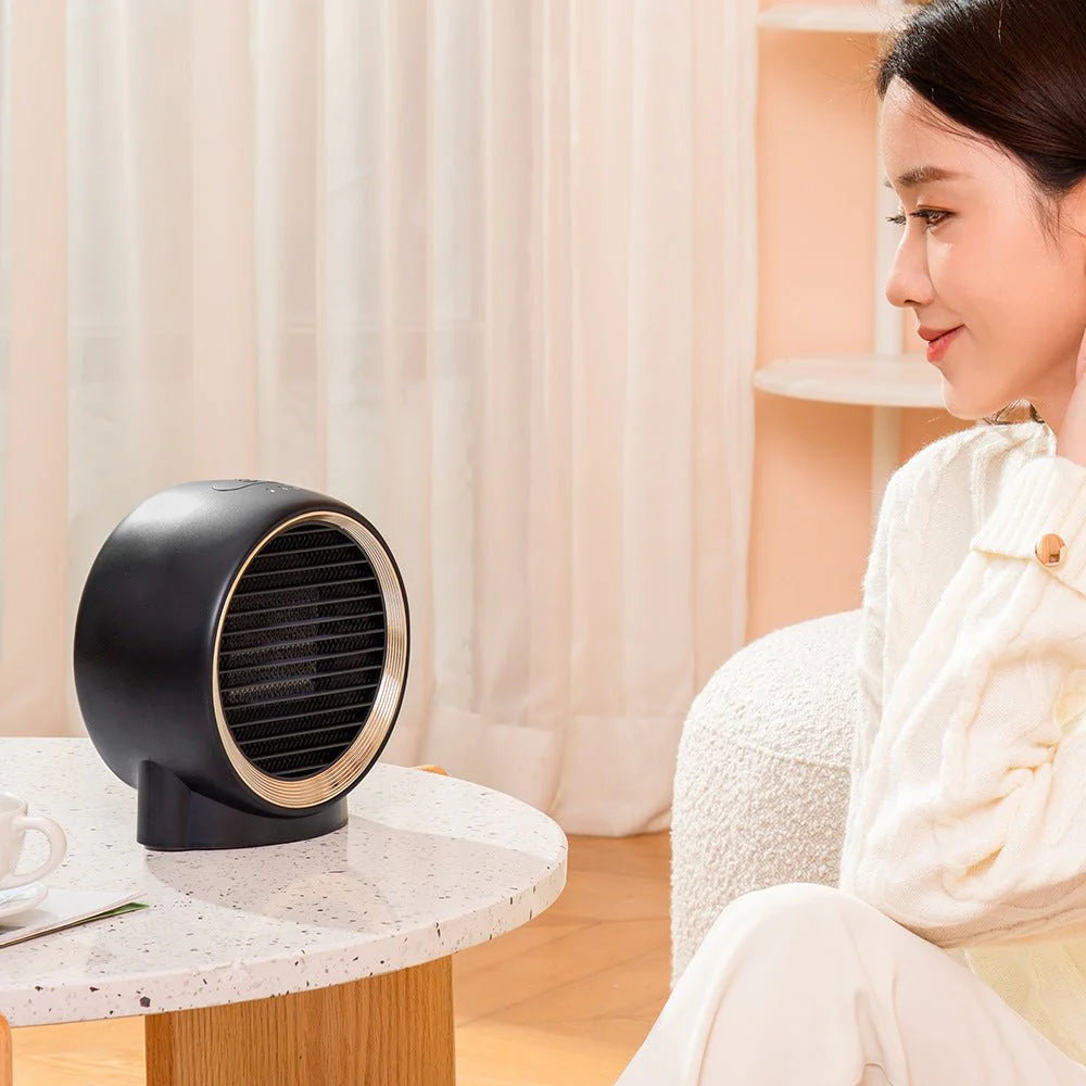 Desktop Mini Fan Heater – Cozy, Compact & Energy-Saving Warmth for Winter Comfort