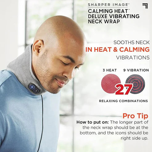 Heated Neck Wrap Massager β Instant Relief for Neck & Shoulder Tension