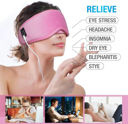 Heated Eye Mask β Soothing Relief for Dry, Tired Eyes & Deep Relaxation