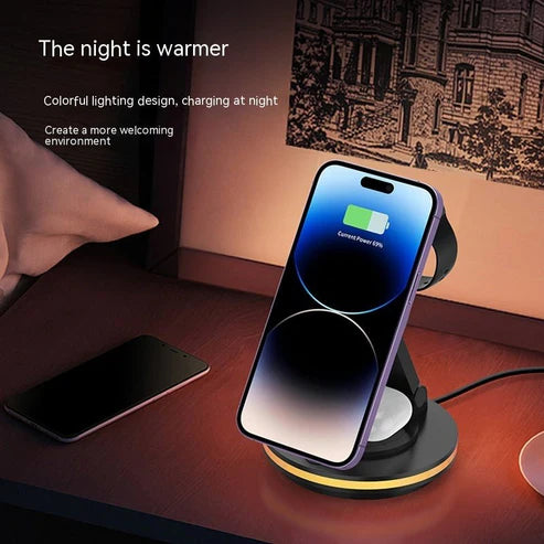 Magnetic Folding Wireless Charging Bracket β Fast, Convenient & Hands-Free Power Anytime