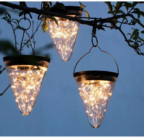 Solar Outdoor Waterproof Garden Light β Magical Cone Star Design for Elegant Night Ambience