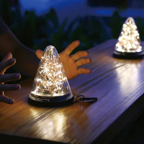 Solar Outdoor Waterproof Garden Light β Magical Cone Star Design for Elegant Night Ambience