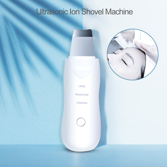 3-in-1 Ultrasonic Facial Skin Scrubber – Deep Clean, Lift & Nourish Your Skin at Home