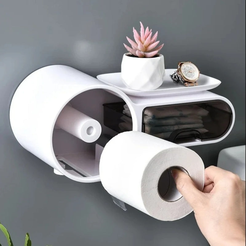 Bathroom Roll Holder – Sleek, Durable & Space-Saving Toilet Paper Storage