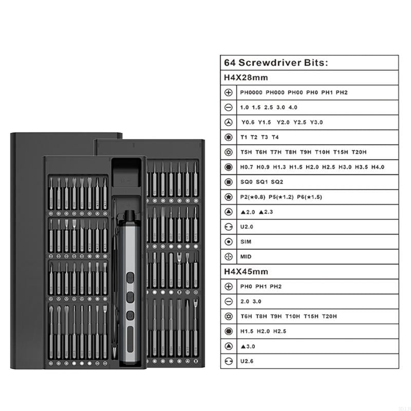 Screwdriver Set (68pc) – Complete Precision & Heavy-Duty Repair Kit for Home, Office & DIY Projects