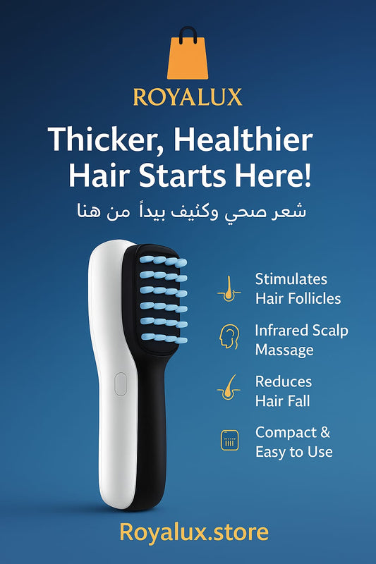 Infrared Hair Growth Comb – Stimulate Roots, Relax Scalp & Regain Hair Naturally