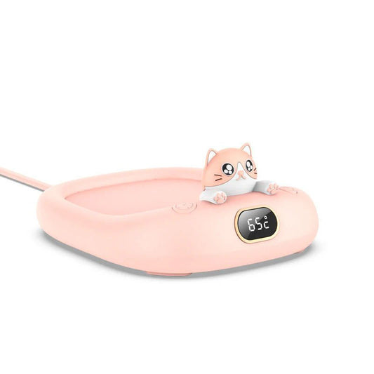 Pet-Themed Cup Warmer – Cute, Cozy & Constant Temperature Mug Holder for Home & Office