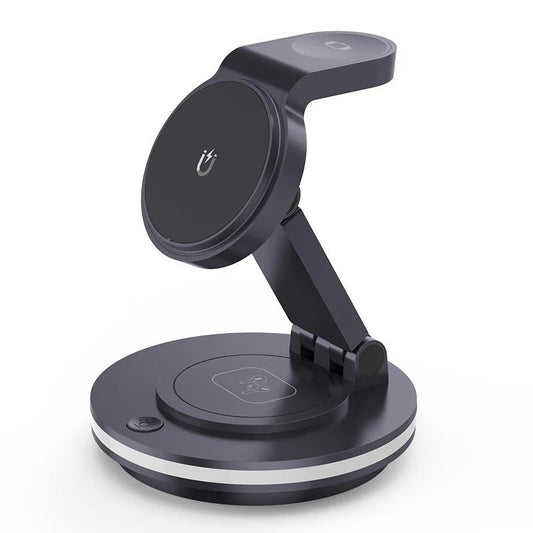 Magnetic Folding Wireless Charging Bracket – Fast, Convenient & Hands-Free Power Anytime