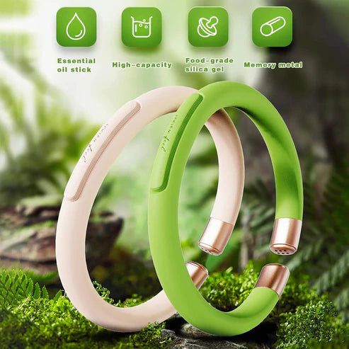 Mosquito Repellent Bracelet – Natural Protection with Refreshing Essential Oils